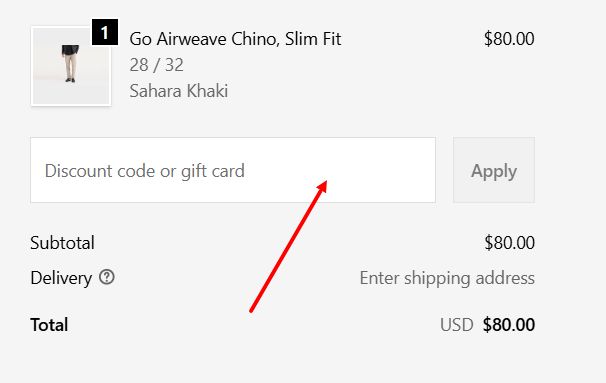 “How to apply a Dockers promo code”